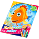 Carte de colorat animale copii 3-6 ani cu stickere 12 pagini Adison